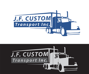 Logo Design by BOLDesigner. for J.F. Custom Transport Inc. | Design #3614057