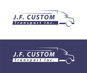 Logo Design by BOLDesigner. for J.F. Custom Transport Inc. | Design: #3614062