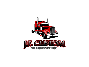 Logo Design by REDcrackers.com for J.F. Custom Transport Inc. | Design: #3639917