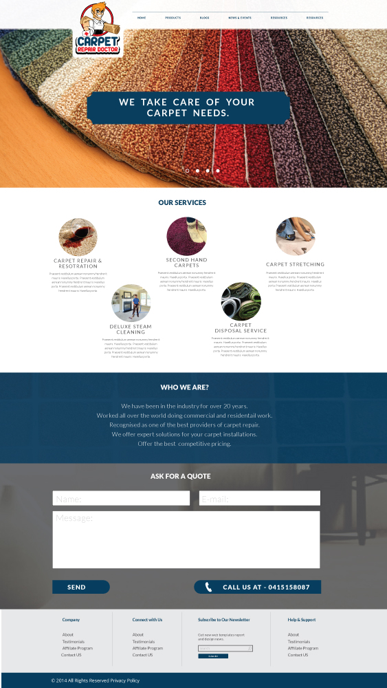 Web Design by Ted for this project | Design #3556003