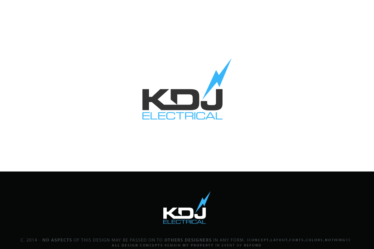 Diseño de Logo por Senseless para KDJ Electrical | Diseño #3535096