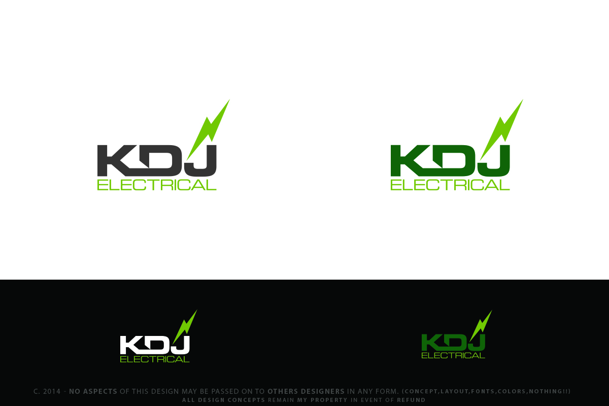 Diseño de Logo por Senseless para KDJ Electrical | Diseño #3535248