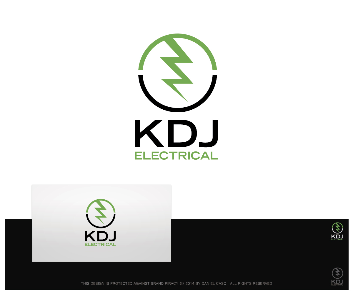 Logo Design by Daniel Caso Design for KDJ Electrical | Design #3546554