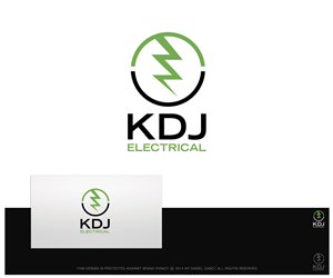 Diseño de Logo por Daniel Caso Design para KDJ Electrical | Diseño: #3546554