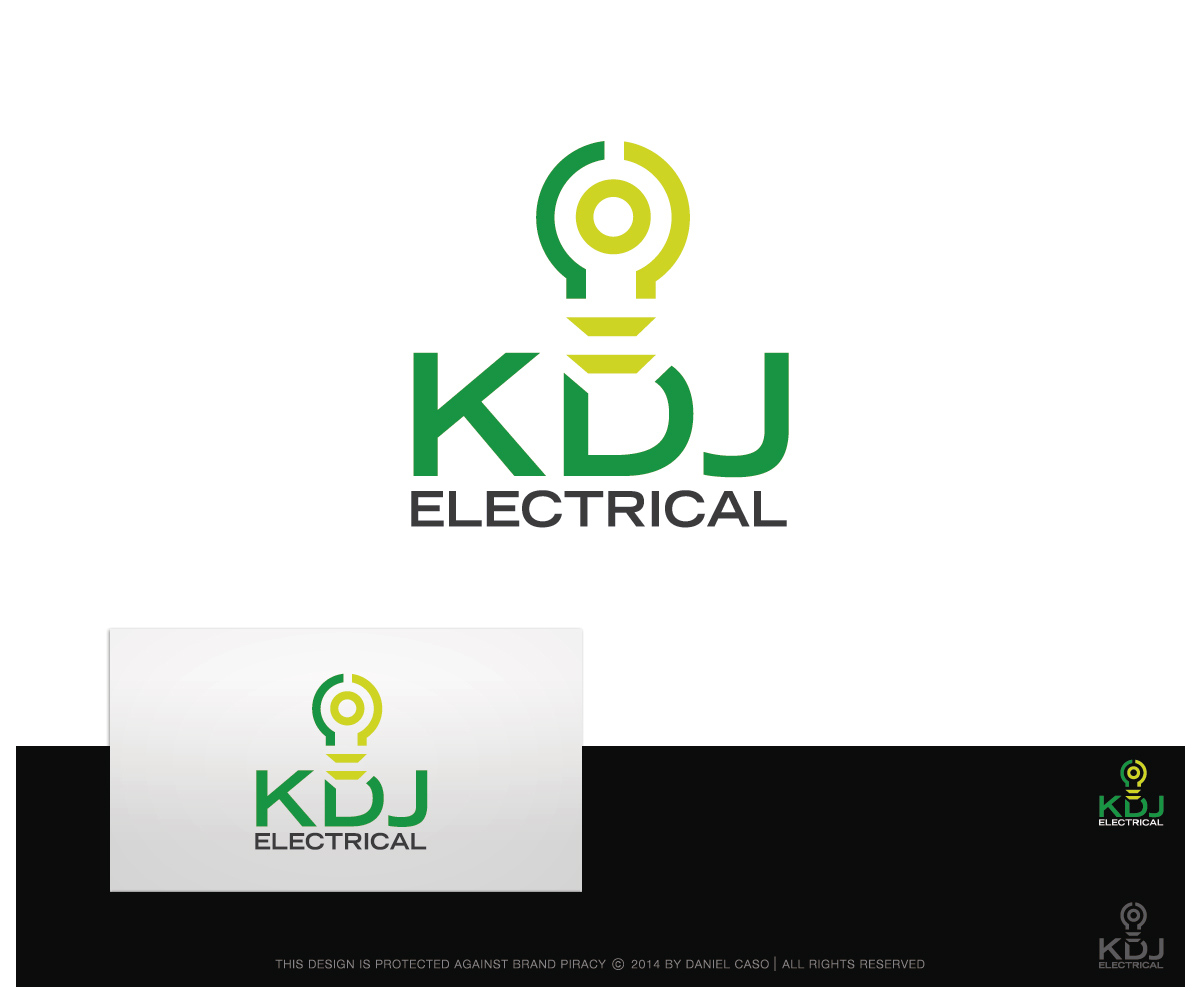 Logo Design by Daniel Caso Design for KDJ Electrical | Design #3547646