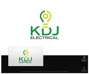 Logo Design by Daniel Caso Design for KDJ Electrical | Design: #3547646