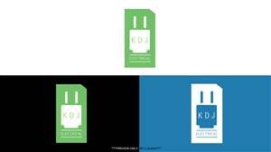 Logo Design by o_krown for KDJ Electrical | Design: #3547639