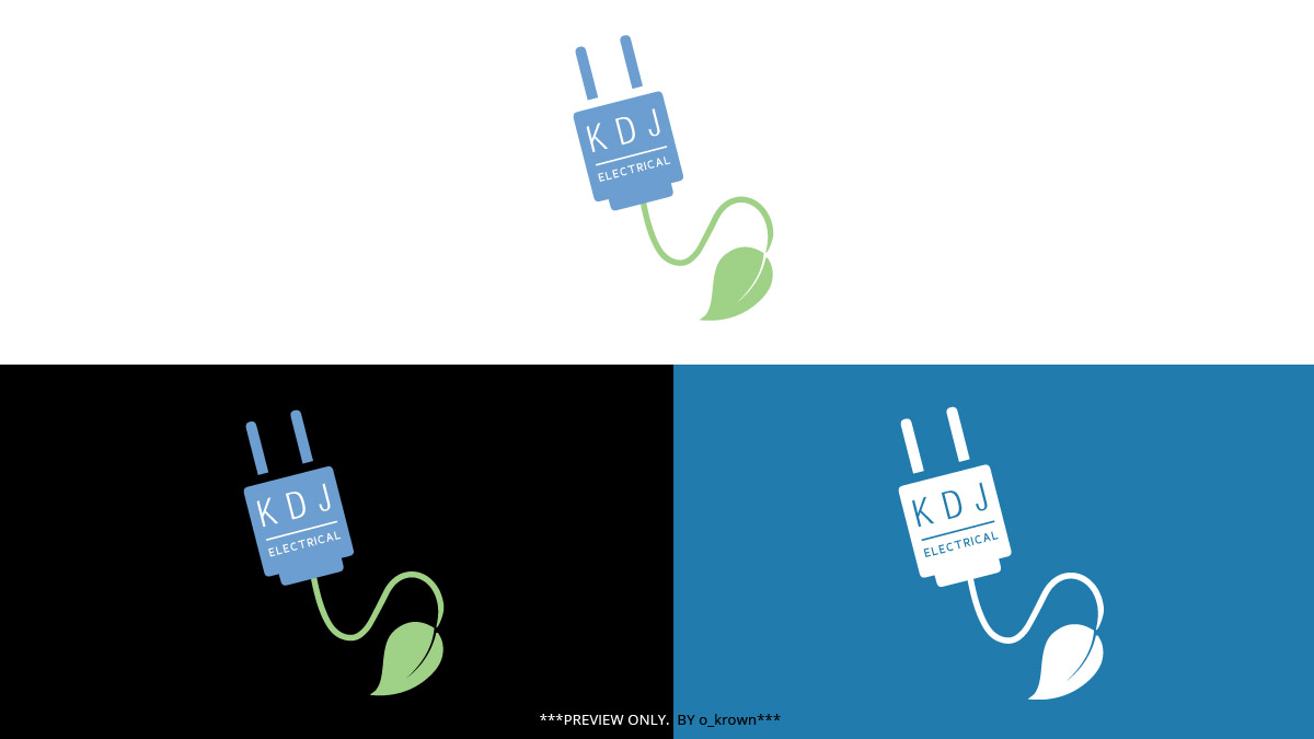 Logo Design by o_krown for KDJ Electrical | Design #3547641