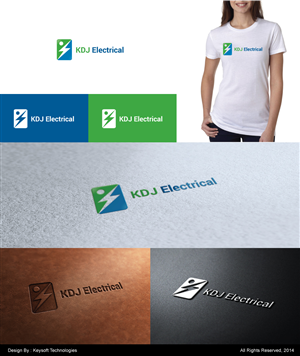 Logo Design by Keysoft for KDJ Electrical | Design: #3537055