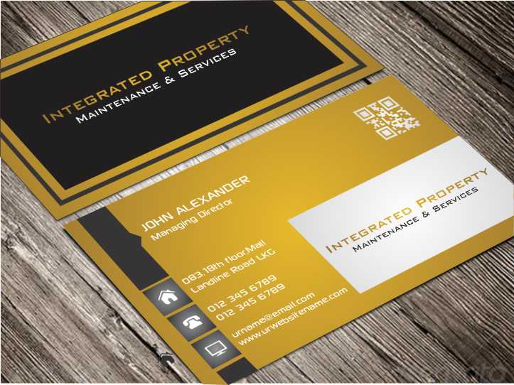 Design de Carte de Visite par AwsomeD pour Intergrated property maintenance and services  | Design #3541980