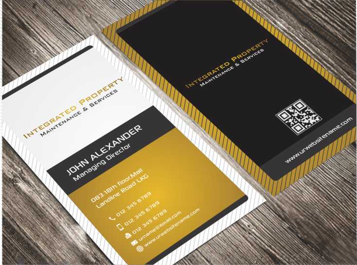 Business Card Design by AwsomeD for Intergrated property maintenance and services  | Design #3541982
