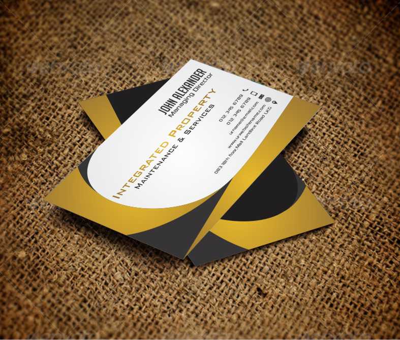 Design de Carte de Visite par AwsomeD pour Intergrated property maintenance and services  | Design #3541986