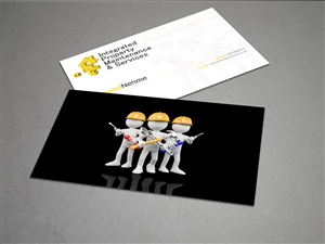 Visitenkarten-Design von a7mddz für Intergrated property maintenance and services  | Design: #3550279