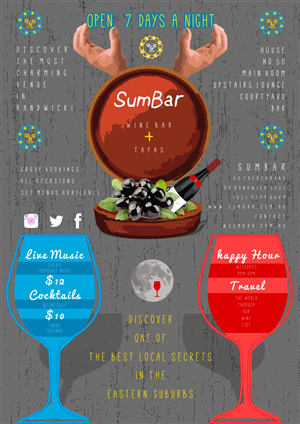 Flyer Design by sorana for SumBar | Design: #3565907