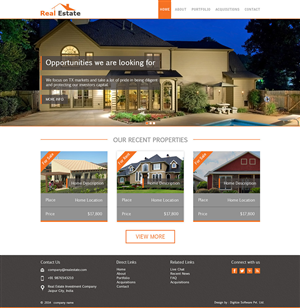 Web Design by hitesh.digitize for this project | Design #3544009