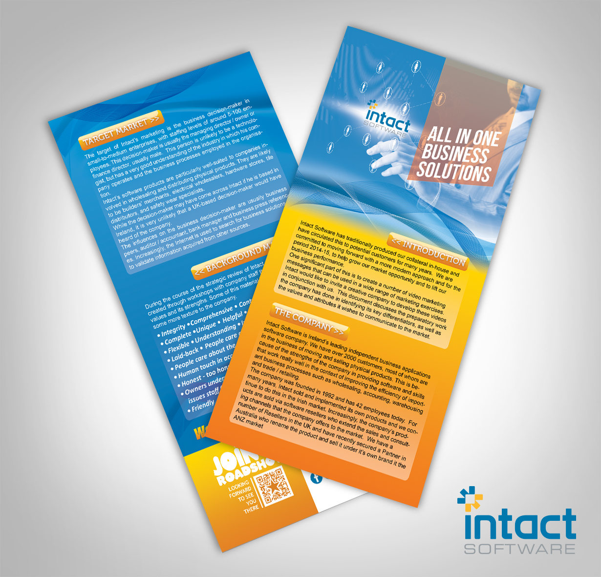 Flyer-Design von estevangio für Intact Software | Design #3579316
