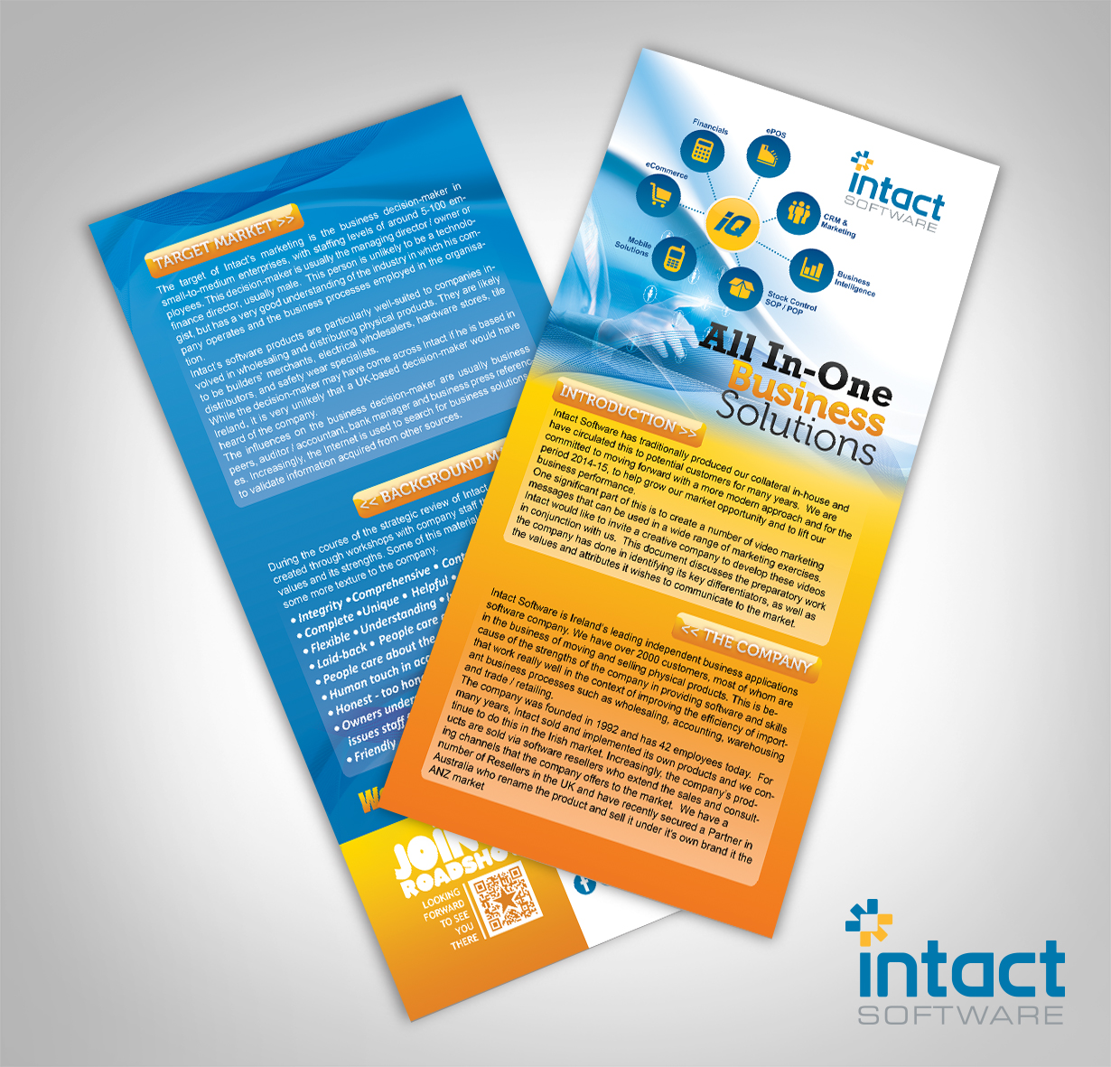 Flyer-Design von estevangio für Intact Software | Design #3579332