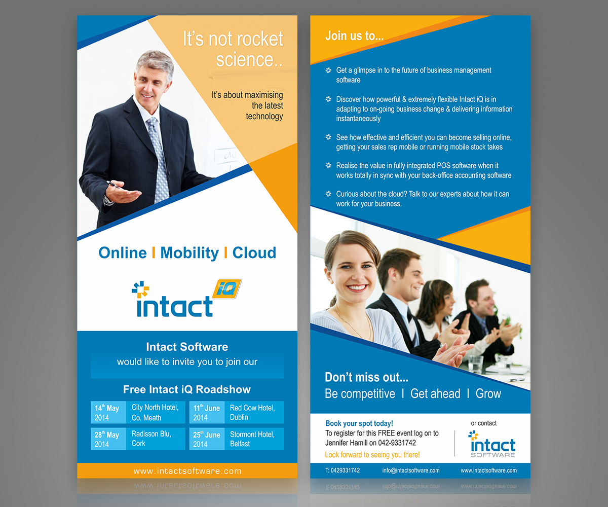 Design de Flyer par Sreechand pour Intact Software | Design #3563980