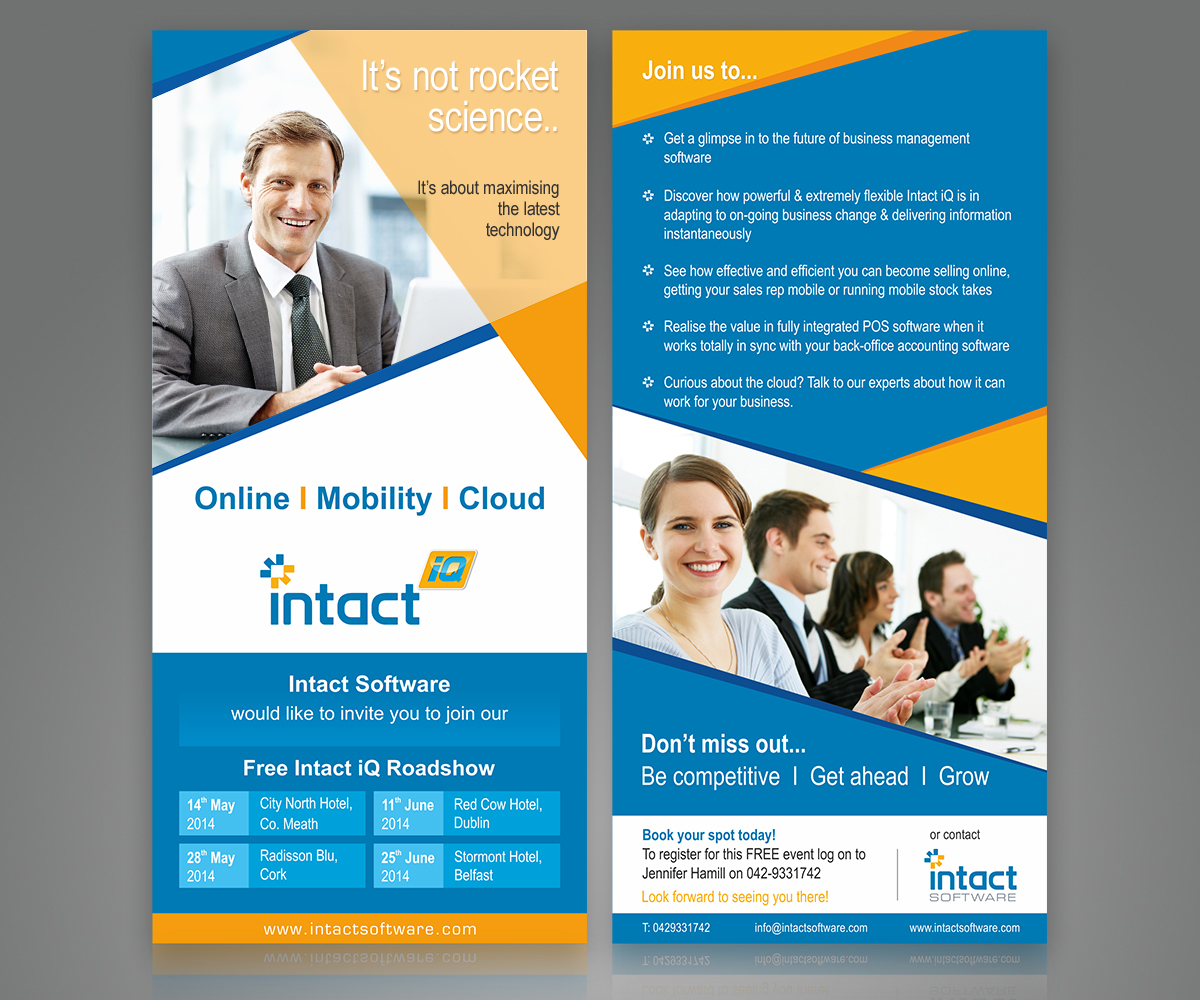 Flyer Design by Sreechand for Intact Software | Design #3580890