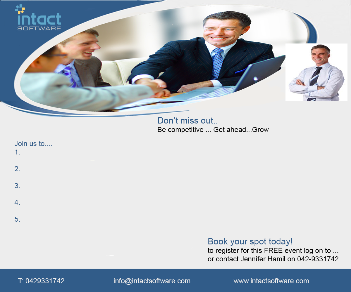 Flyer Design by eman140 for Intact Software | Design #3570543