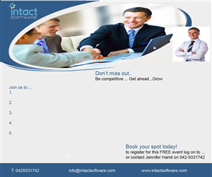 Flyer Design by eman140 for Intact Software | Design: #3570543
