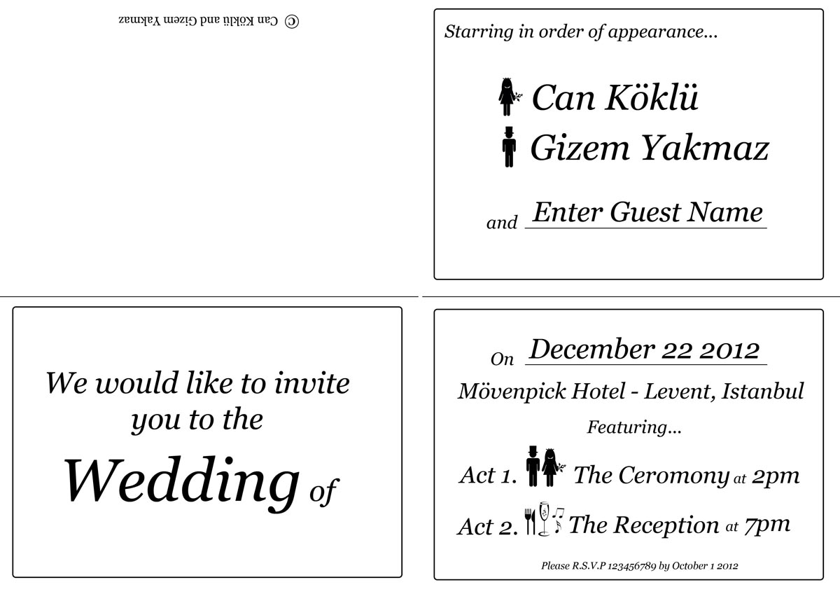 Invitation Design by Lou Sharp for this project | Design #908516