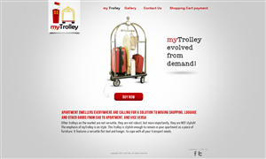 myTrolley - a stylish trolley for apartments | Web Design by artistraman