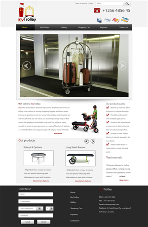 Web Design by pb for this project | Design: #899028