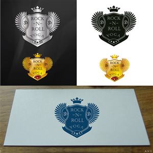 Logo Design by AKG for Rock-n-Roll Yoga | Design: #3593716