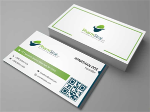 Design de Carte de Visite par AwsomeD pour PharmStrat, LLC | Design : #3555236