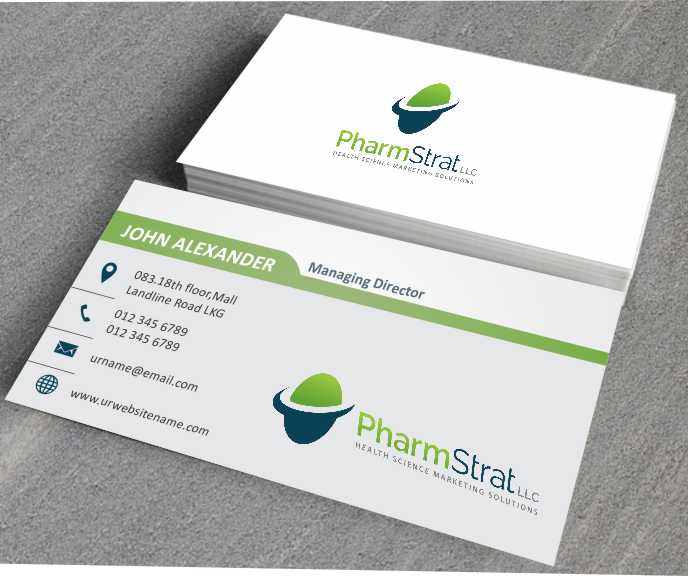 Design de Carte de Visite par AwsomeD pour PharmStrat, LLC | Design #3555241