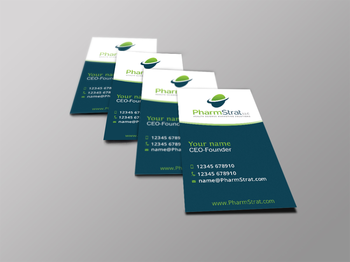Design de Carte de Visite par Mulugeta pour PharmStrat, LLC | Design #3564564