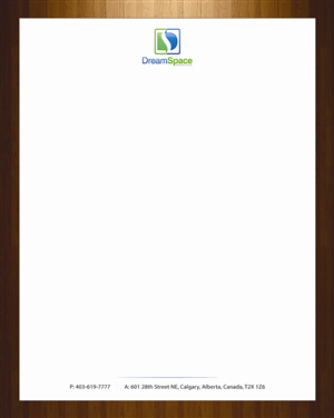 Letterhead Design by harmi_199 for DreamSpace Interiors Corp. | Design: #3547691