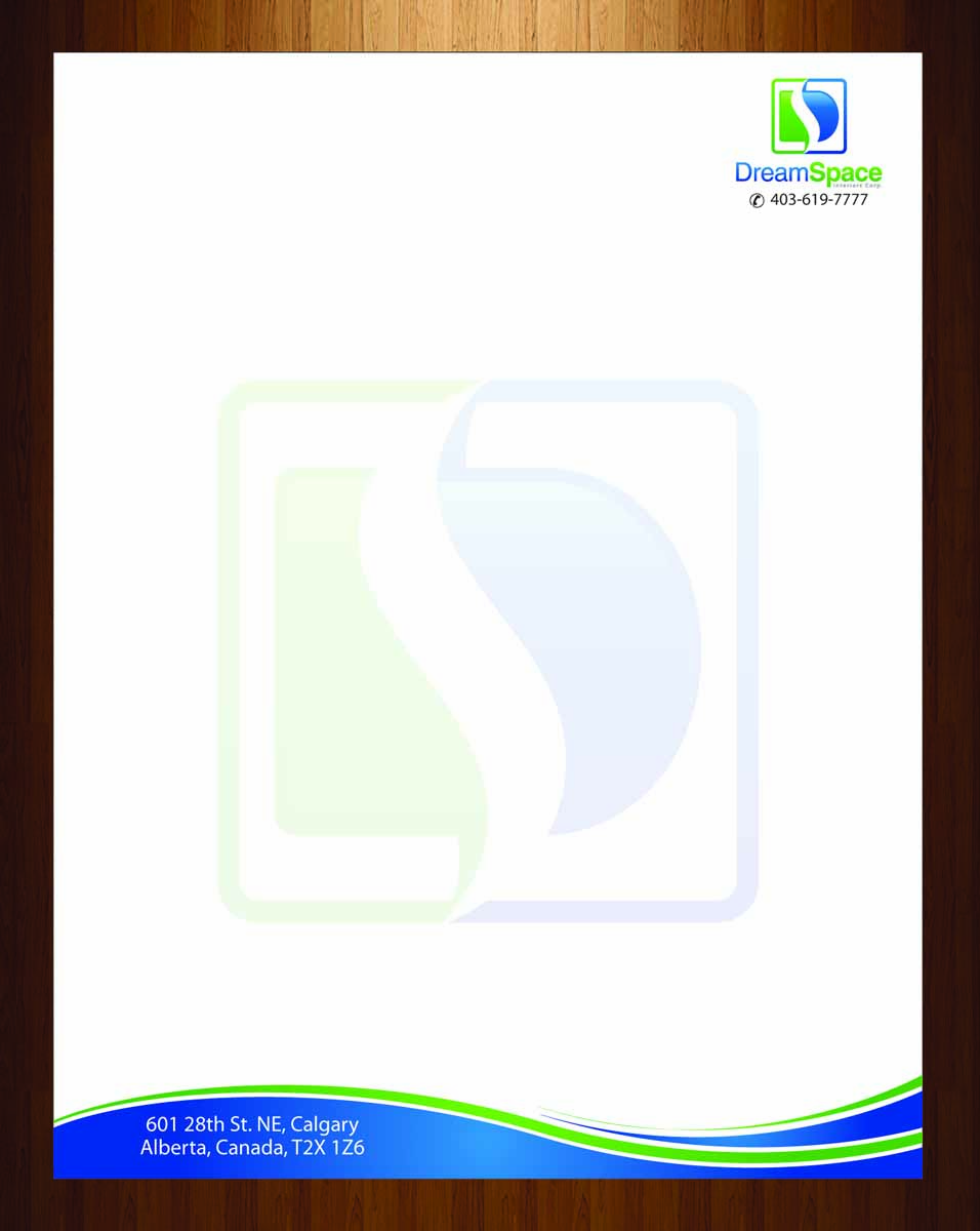 Letterhead Design by harmi_199 for DreamSpace Interiors Corp. | Design #3547715