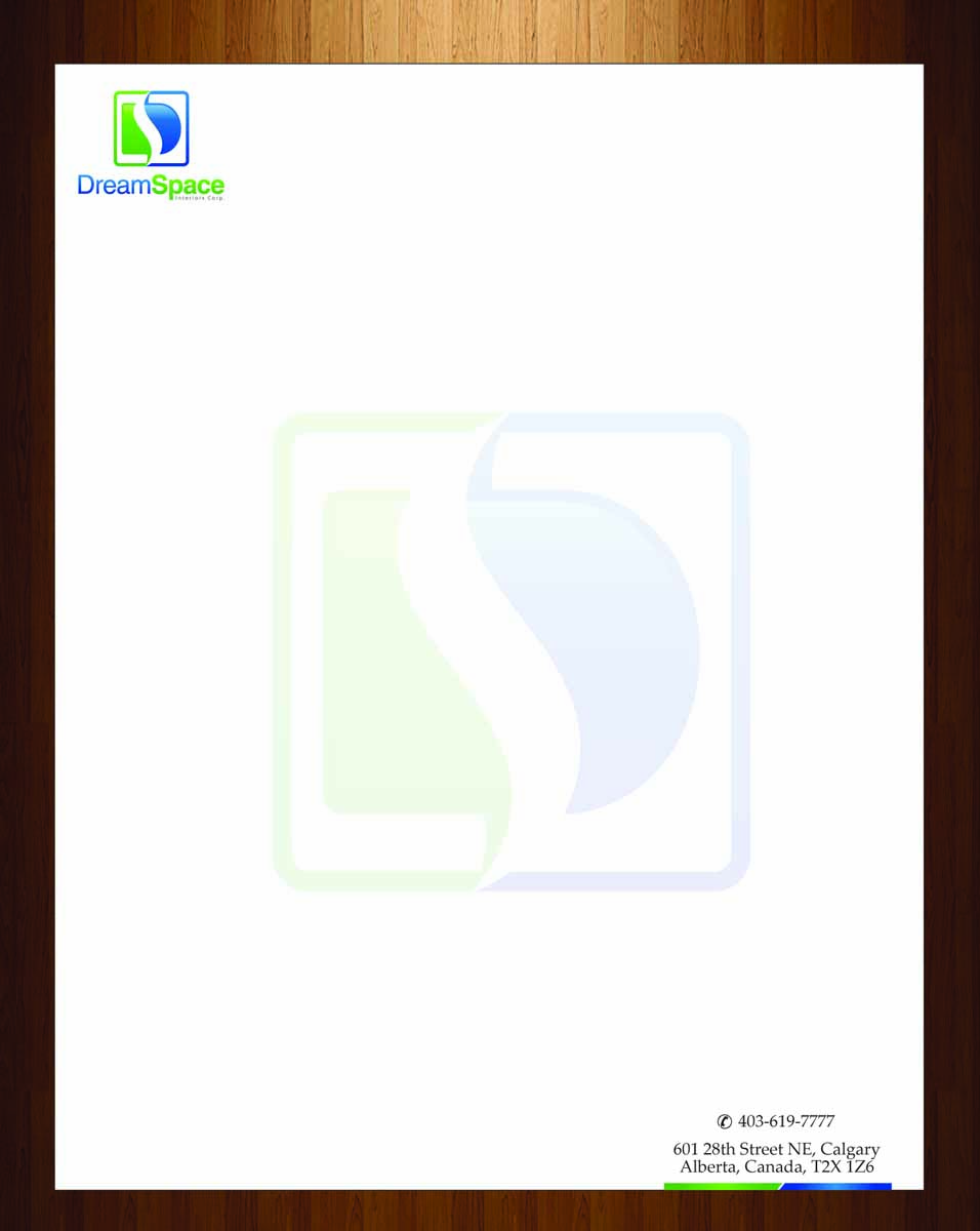 Diseño de Membrete por harmi_199 para DreamSpace Interiors Corp. | Diseño #3547769