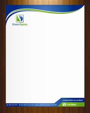 Letterhead Design by harmi_199 for DreamSpace Interiors Corp. | Design: #3548120
