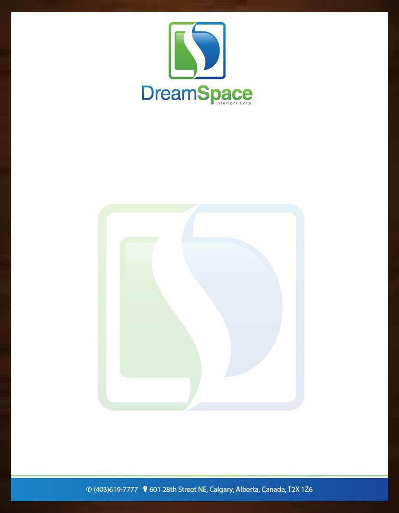 Letterhead Design by Joy16589 for DreamSpace Interiors Corp. | Design #3545499