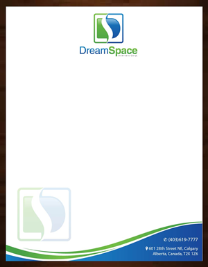 Letterhead Design by Joy16589 for DreamSpace Interiors Corp. | Design: #3545510