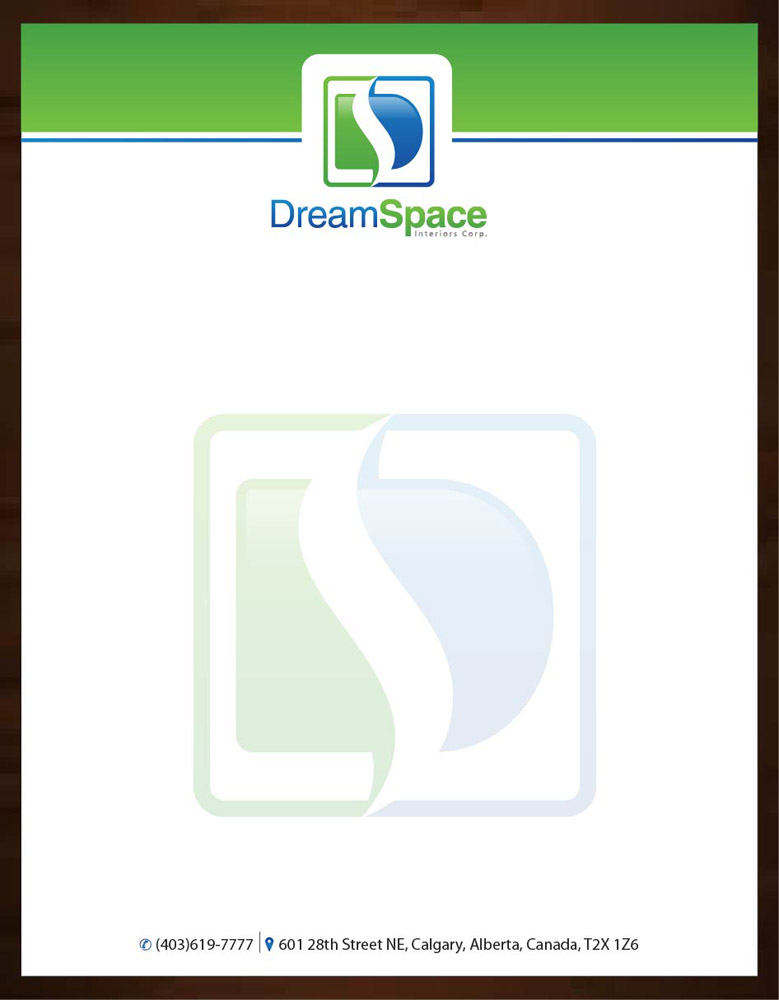 Letterhead Design by Joy16589 for DreamSpace Interiors Corp. | Design #3545587