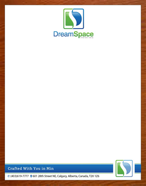 Letterhead Design by Joy16589 for DreamSpace Interiors Corp. | Design: #3552033