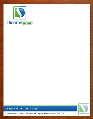Letterhead Design by Joy16589 for DreamSpace Interiors Corp. | Design: #3552036