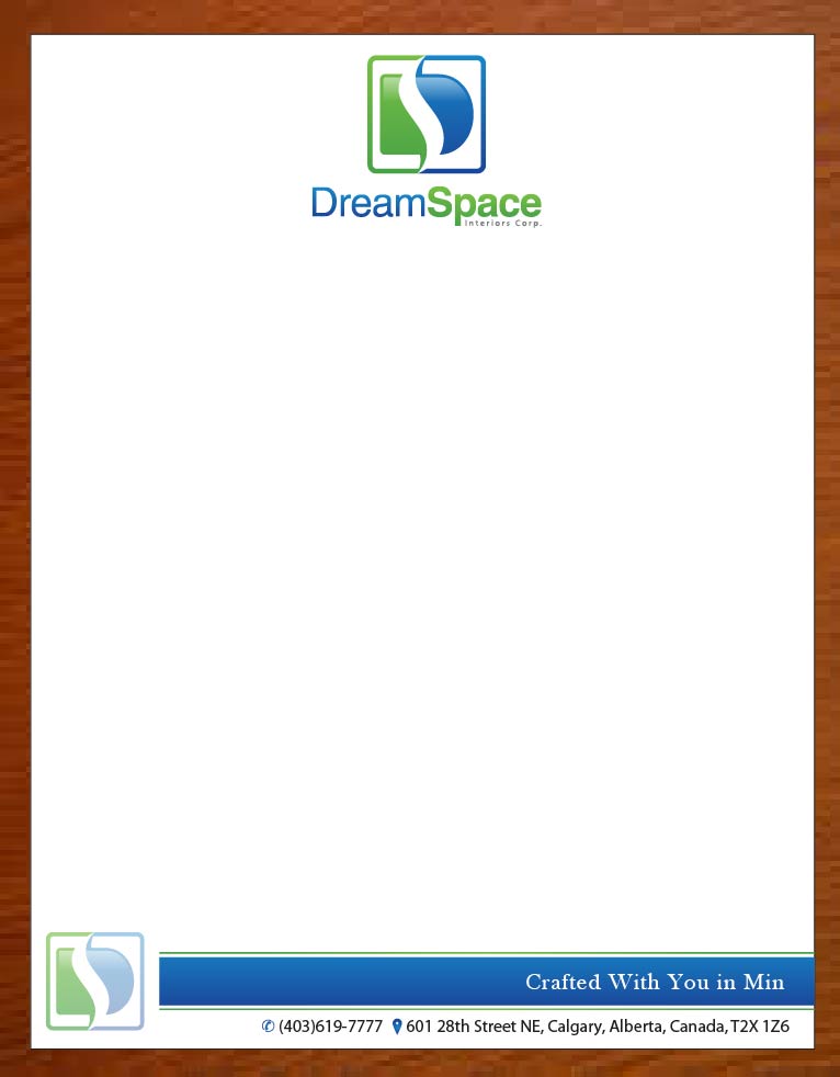 Design En-Tête par Joy16589 pour DreamSpace Interiors Corp. | Design #3552038