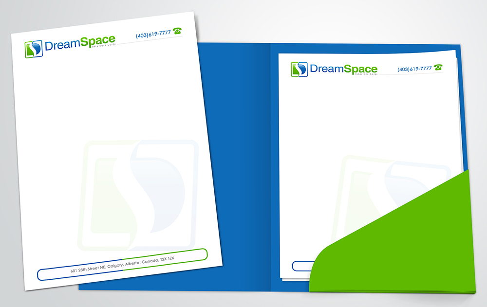 Letterhead Design by creationz2011 for DreamSpace Interiors Corp. | Design #3572617