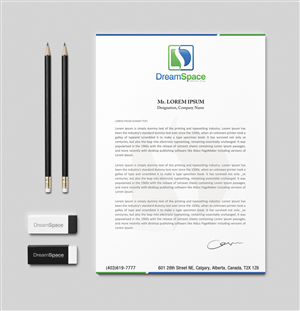 Letterhead Design by Creative Chamber for DreamSpace Interiors Corp. | Design: #3569910