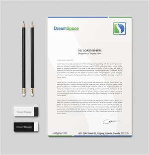 Letterhead Design by Creative Chamber for DreamSpace Interiors Corp. | Design: #3569916