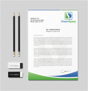 Letterhead Design by Creative Chamber for DreamSpace Interiors Corp. | Design: #3569918
