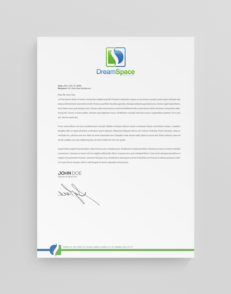 Design En-Tête par stoodio.id pour DreamSpace Interiors Corp. | Design #3573681