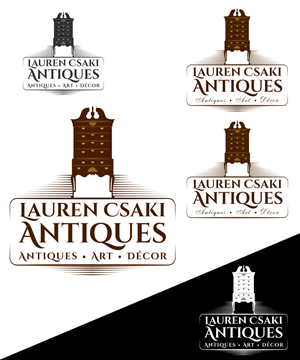 Logo-Design von StudioD™ für Lauren Csaki Antiques | Design: #3564377