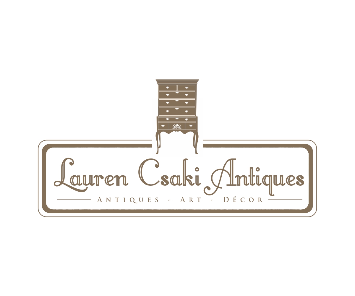 Logo-Design von Mandarina für Lauren Csaki Antiques | Design #3592240