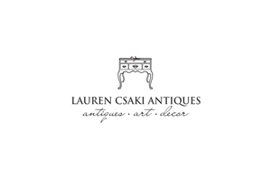 Logo Design by Little Sofi for Lauren Csaki Antiques | Design: #3560492